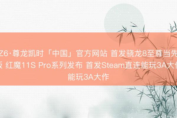 Z6·尊龙凯时「中国」官方网站 首发骁龙8至尊当先版 红魔11S Pro系列发布 首发Steam直连能玩3A大作