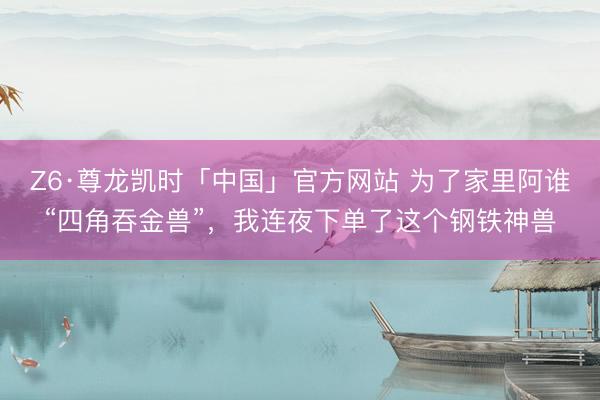 Z6·尊龙凯时「中国」官方网站 为了家里阿谁“四角吞金兽”，我连夜下单了这个钢铁神兽