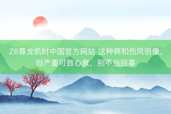 Z6尊龙凯时中国官方网站 这种病和伤风很像,但严重可致心衰,别不当回事