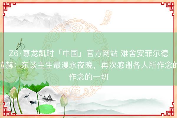 Z6·尊龙凯时「中国」官方网站 难舍安菲尔德！萨拉赫：东谈主