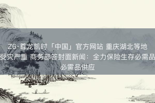 Z6·尊龙凯时「中国」官方网站 重庆湖北等地暴雨受灾严重 商务部答封面新闻：全力保险生存必需品供应